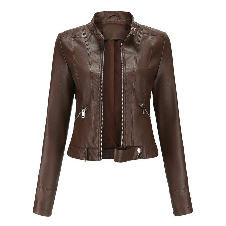 Lederjacke mit Taillierter Passform & Strapazierfähigem Material | Ideal für den Winter