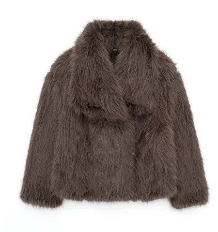 Pelzmantel Mit Klassischem Schnitt Und Zeitloser Silhouette Für Damen | Ideal Für Winter