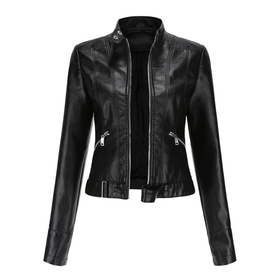 Lederjacke mit Taillierter Passform & Strapazierfähigem Material | Ideal für den Winter