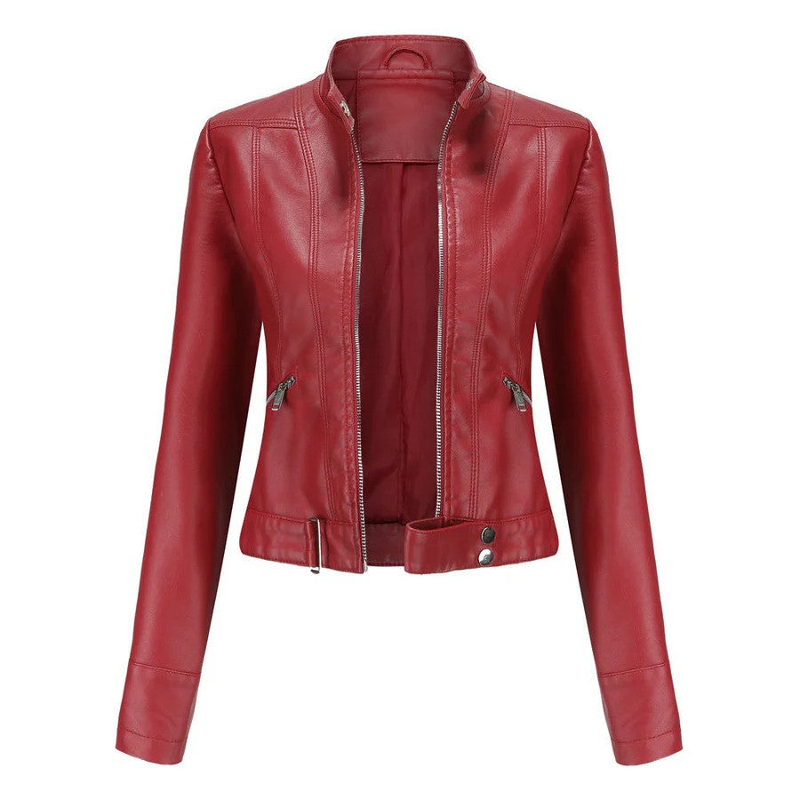Lederjacke mit Taillierter Passform & Strapazierfähigem Material | Ideal für den Winter