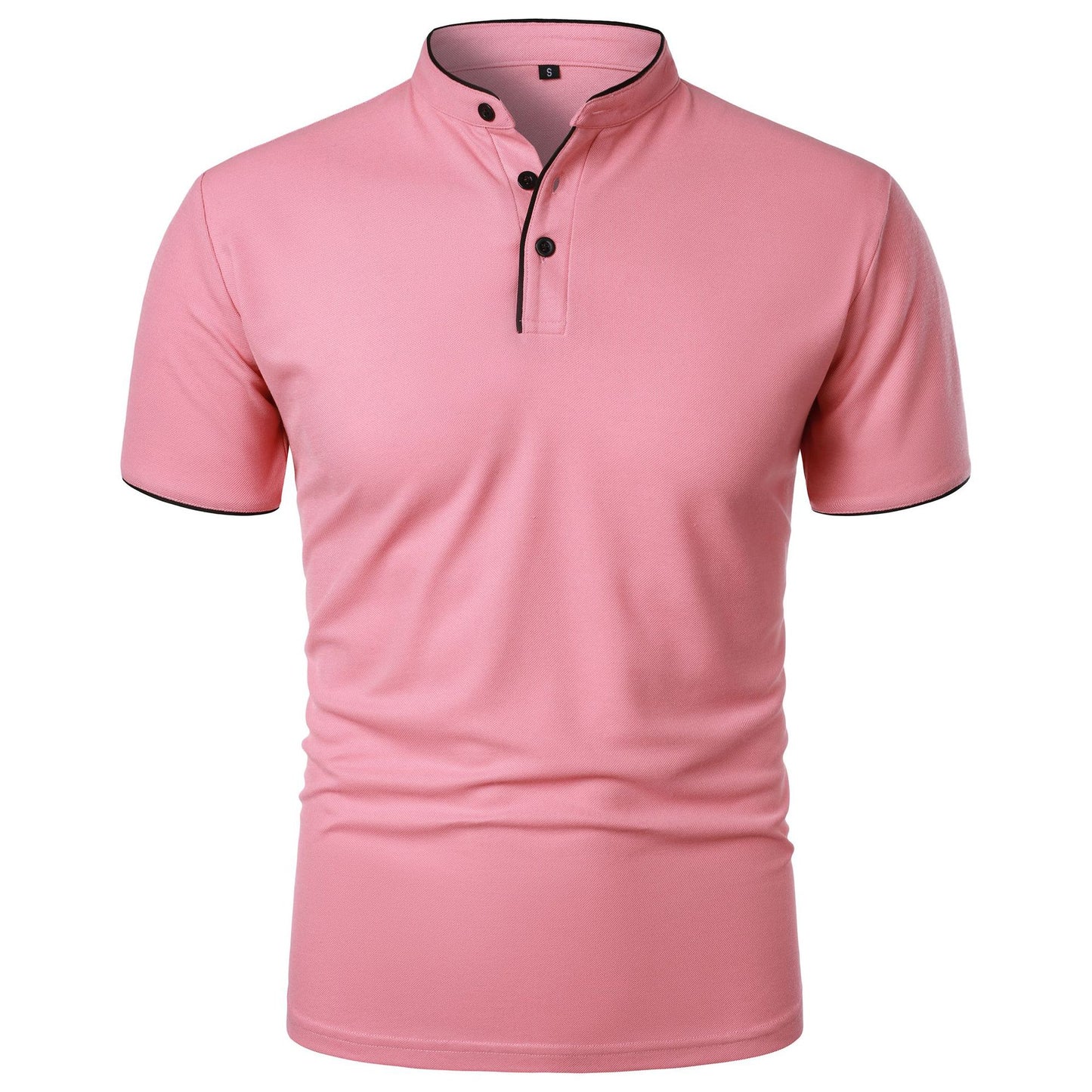 Herren Slim Fit Kurzarm-Shirt Einfarbig – Perfekt für den Sommer