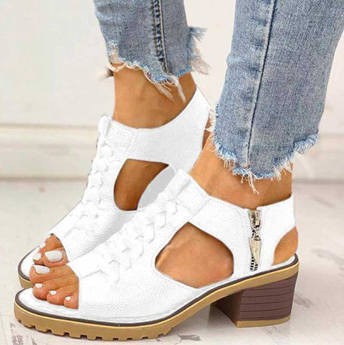 Hochhackige Sandalen mit stützendem Sitz und atmungsaktivem Design | Ideal für den Sommer