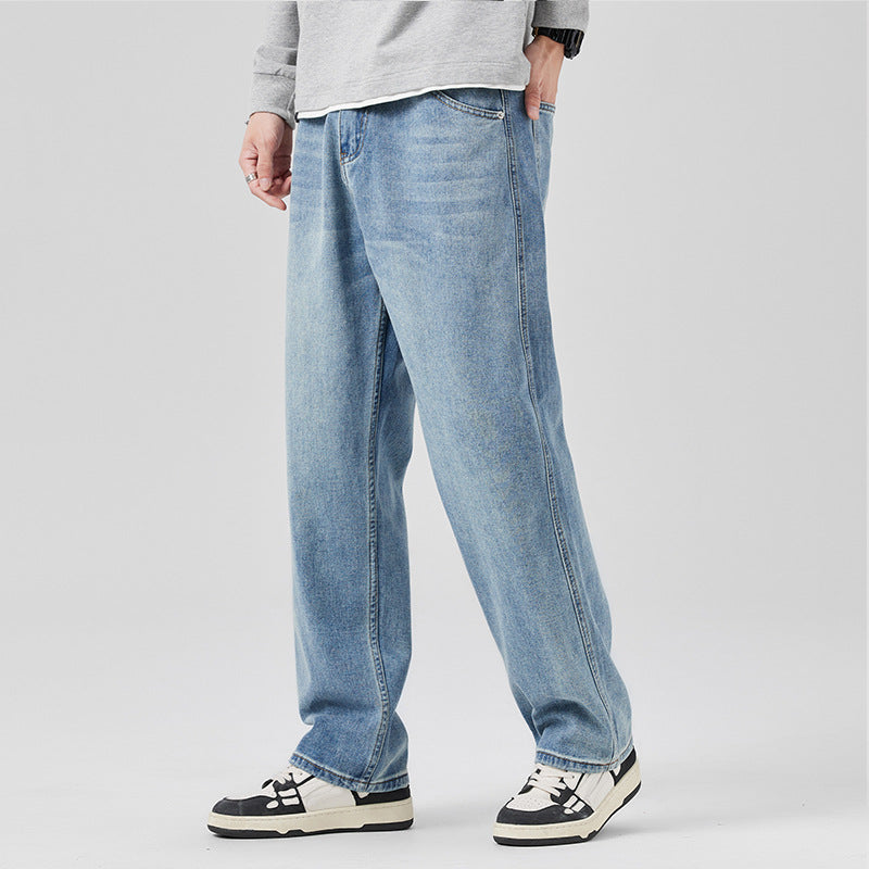 Locker sitzende Jeans mit mittlerer Taille – ideal für Frühling und Herbst