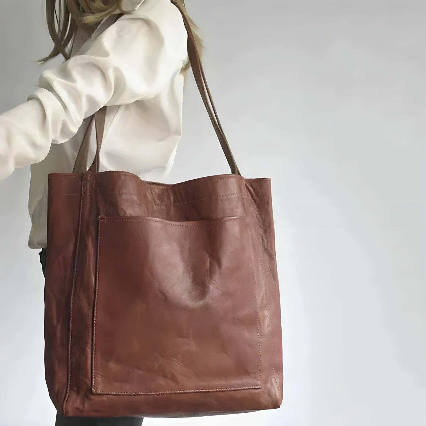 Geräumige Tasche mit Reißverschluss | Ideal für den Sommer