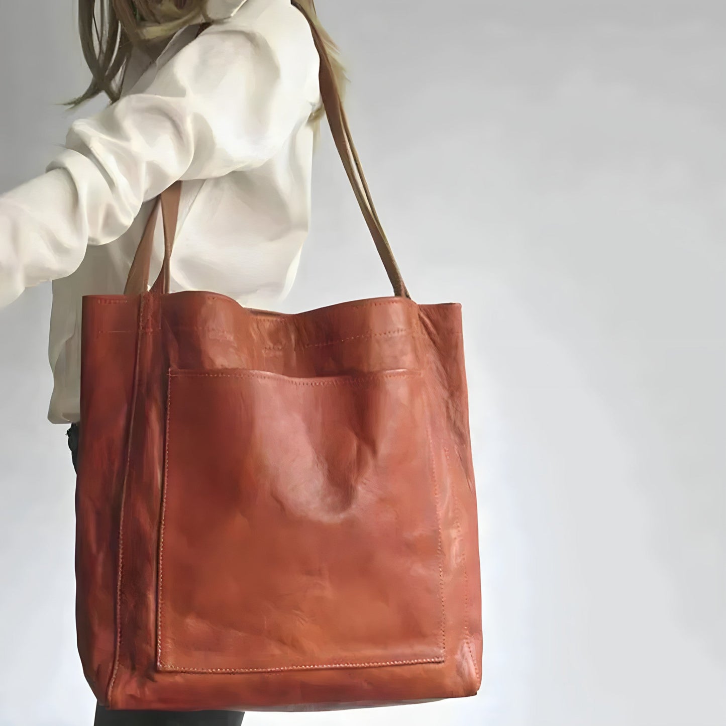 Geräumige Tasche mit Reißverschluss | Ideal für den Sommer