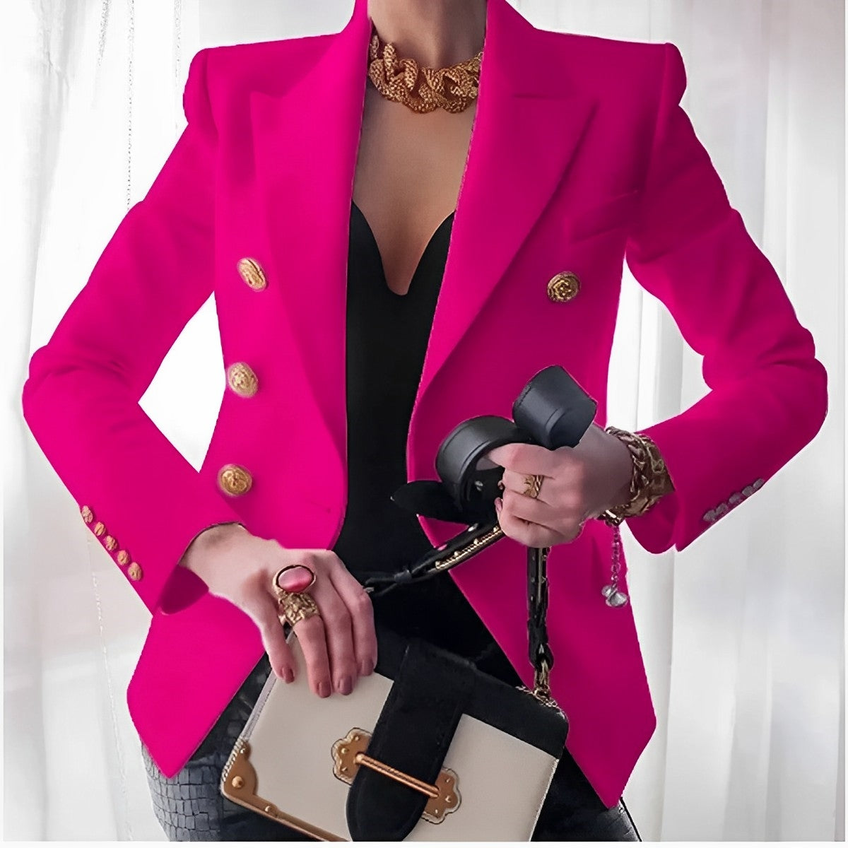 Taillierter Blazer mit schmaler Passform und edlen Details | Ideal für Frühling und Herbst