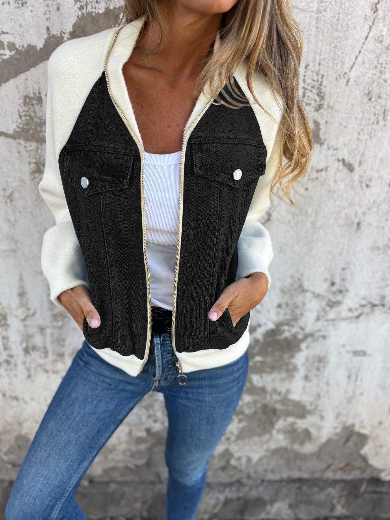 Emory - Moderne Jacke mit Jeansstoff