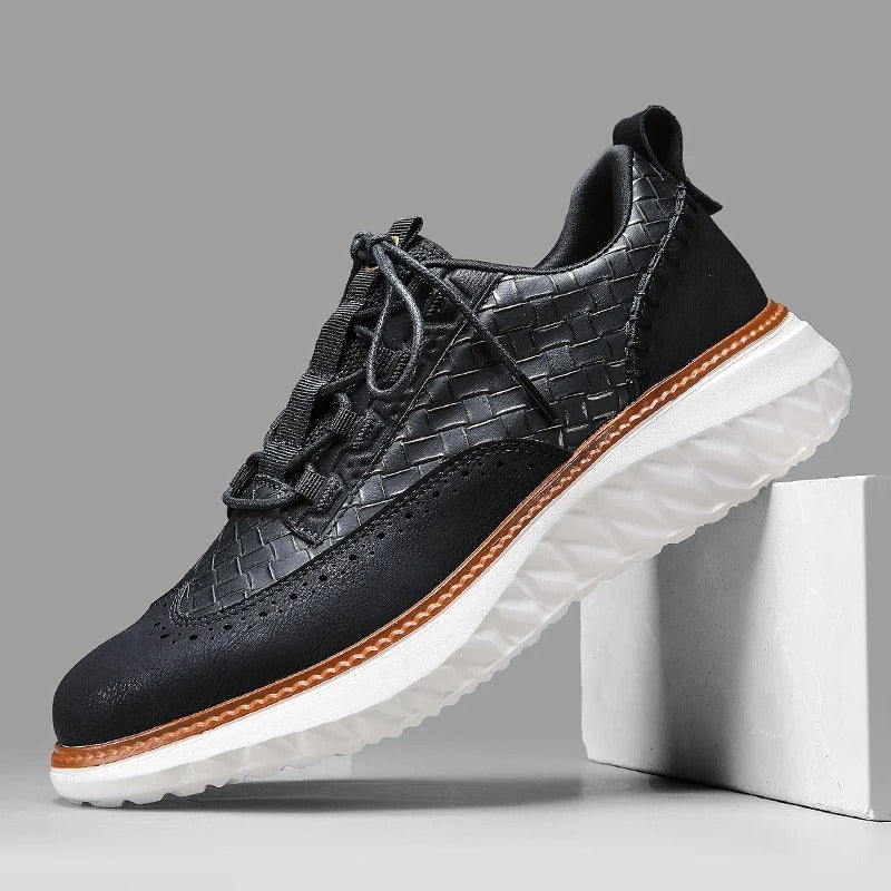 Herren-Sneaker aus Leder - ideal für den Sommer