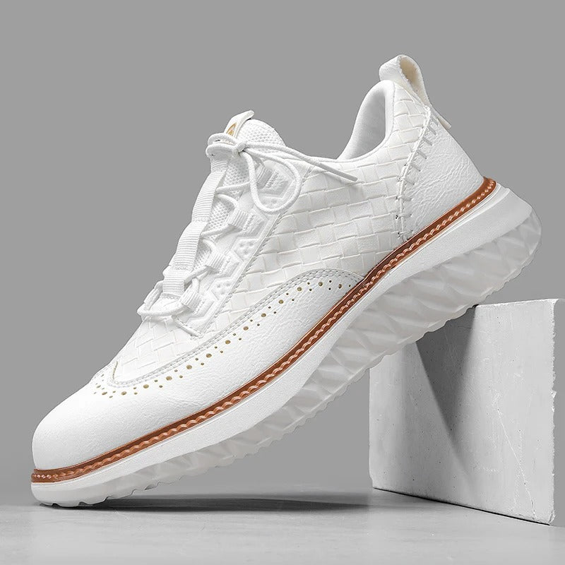Herren-Sneaker aus Leder - ideal für den Sommer