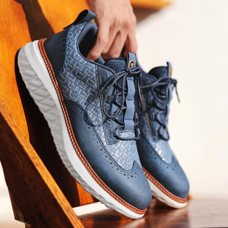 Herren-Sneaker aus Leder - ideal für den Sommer