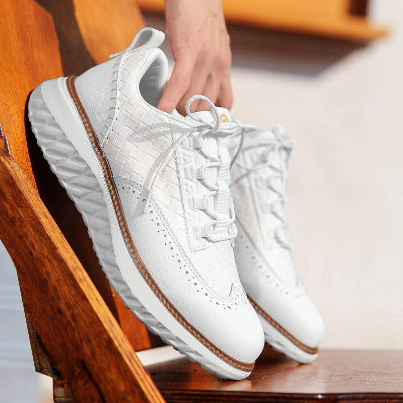 Herren-Sneaker aus Leder - ideal für den Sommer