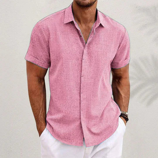 Herren-Hemd mit Knopfleiste | Ideal für Frühling und Sommer