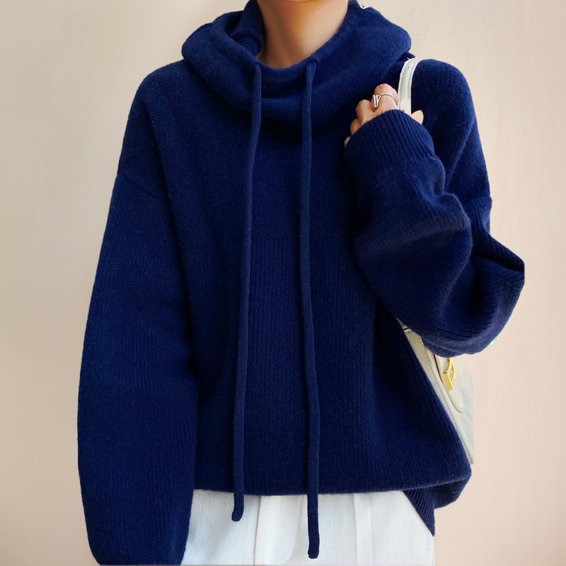 Merinowolle Rollkragenpullover für Damen, atmungsaktiv, warm und weich, langärmlig, - Ideal für Herbst und Winter