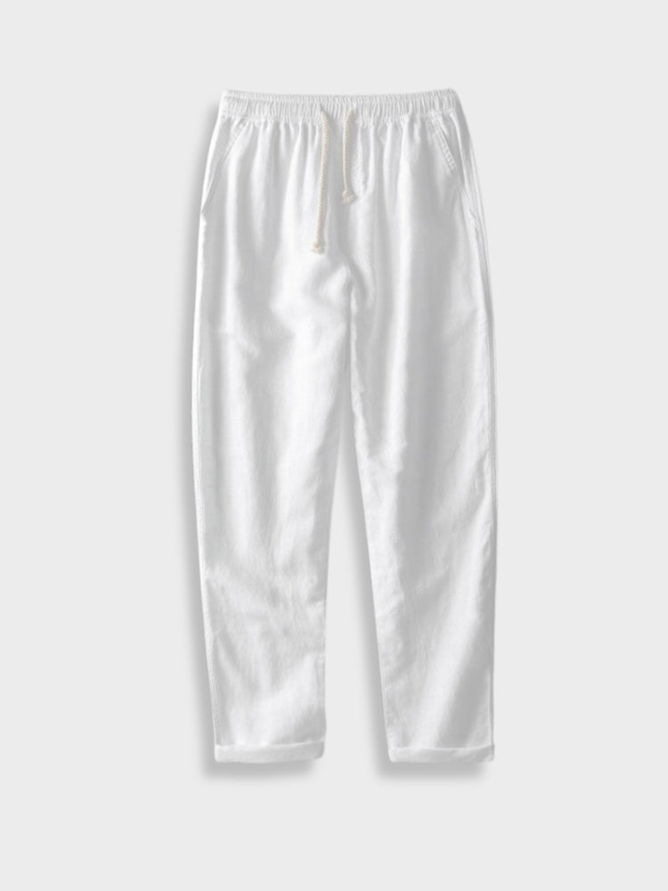 Herren Stretchhose mit Elastikbund – Atmungsaktive Baggy-Hose für den Sommer