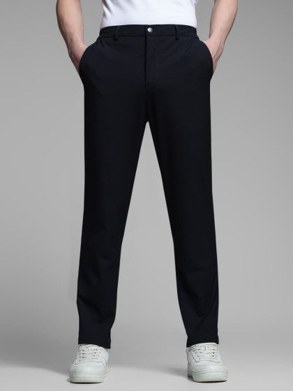 Herren Baumwollhose mit mittlerer Taillenhöhe – ideal für Frühling und Herbst