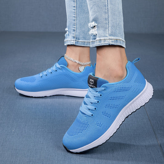 Leichte, atmungsaktive Strick-Sneaker mit gepolsterter Sohle | Ideal für Frühling und Sommer