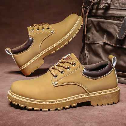 Herren-Arbeitsstiefel mit dicker Sohle und Höhenverstärkung | Ideal für alle Jahreszeiten