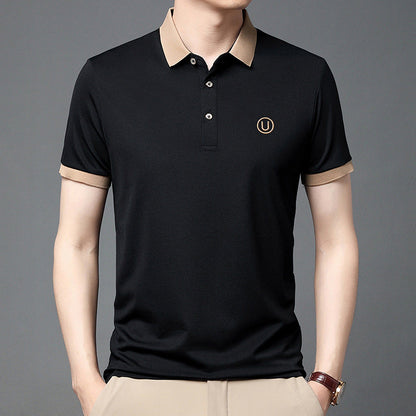 Einfarbiges Kurzarm-Poloshirt | Ideal für den Sommer