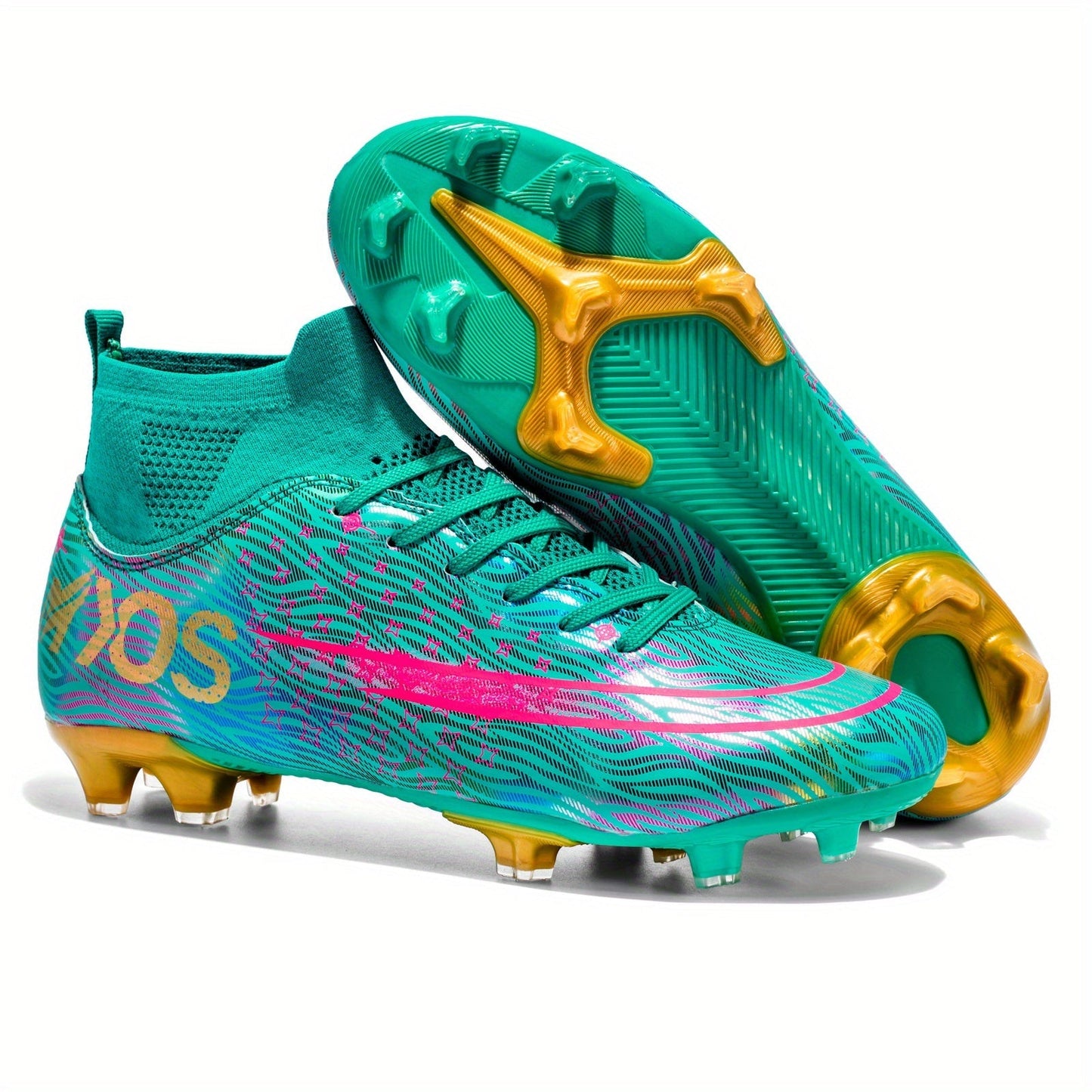 Moderne Feldfußballschuhe in leuchtenden Farben