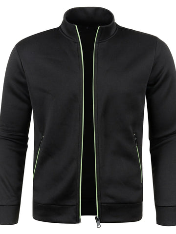 Leichte Herrenjacke mit Reißverschluss und Taschen | Ideal für alle Jahreszeiten