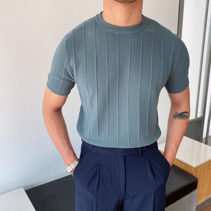Leichte Strickpullover mit Rundhalsausschnitt -  Ideal für Frühling und Herbst