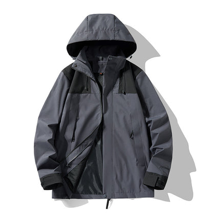 Wasserdichte und winddichte winddichte Outdoor-Jacke - Ideal für den Herbst