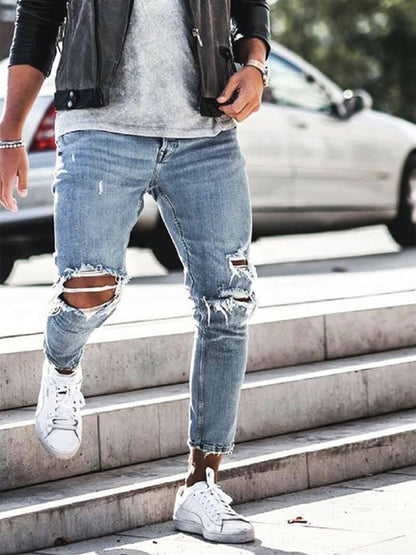 Sommer-Denim-Jeans mit klassischem Schnitt | Ideal für den Sommer