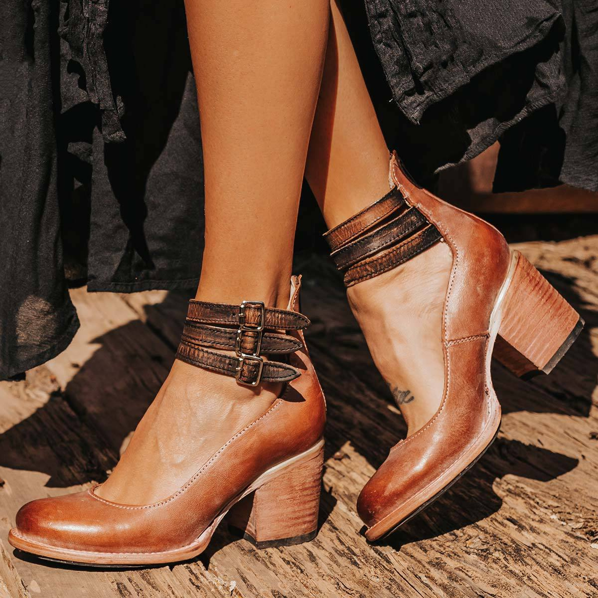 Damenstiefel mit Blockabsatz, Bequeme Stiefel für den Alltag  - Ideal für Herbst und Winter