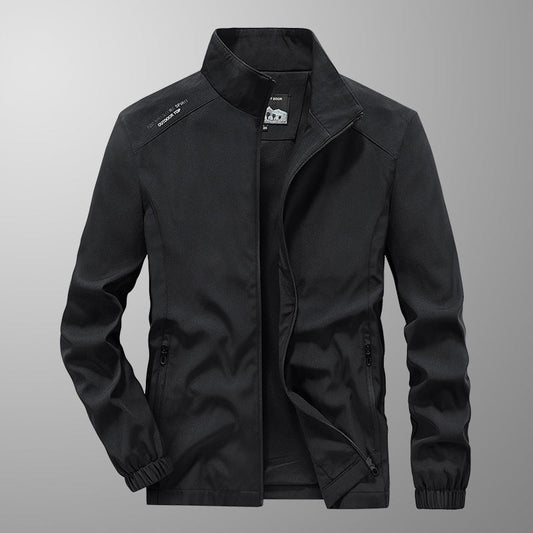 Herren-Locker-Sitzende Baumwollmischung Jacke | Ideal für Frühling & Herbst