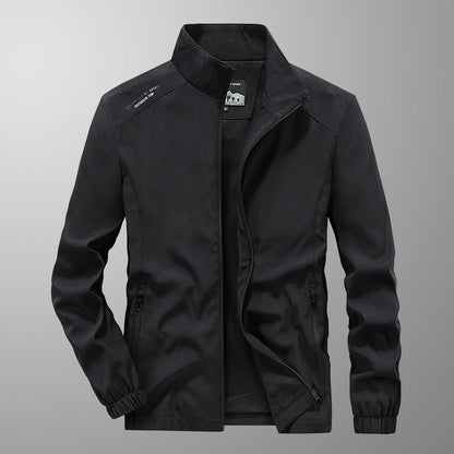 Herren-Locker-Sitzende Baumwollmischung Jacke | Ideal für Frühling & Herbst
