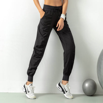 Damen-Fitnesshose mit Schnell trocknender, atmungsaktiver Stretch-Funktion und schmaler Passform