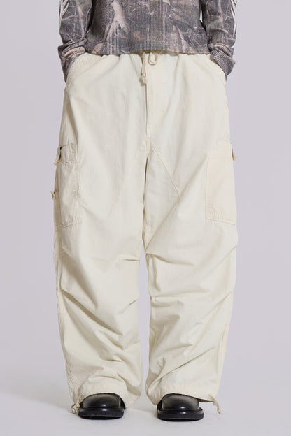 Braune Parachute Cargo-Hose  - Ideal für Herbst & Winter