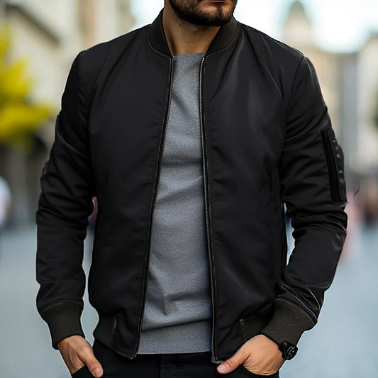 Bomberjacke für Herren mit hochwertigem Material – ideal für Herbst und Frühling
