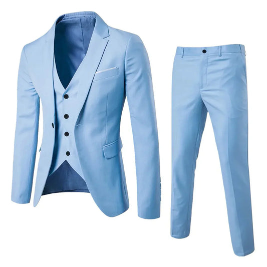 Zweiteiliger Anzug mit Weste und Hose - ideal für Herbst und Winter
