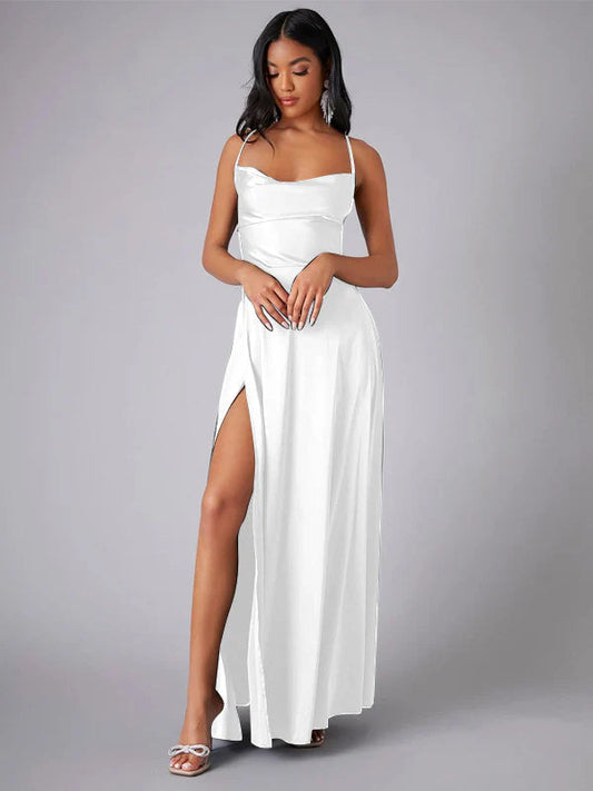 Fließendes Maxikleid mit Rückenfrei-Design | Perfekt für Frühling & Sommer