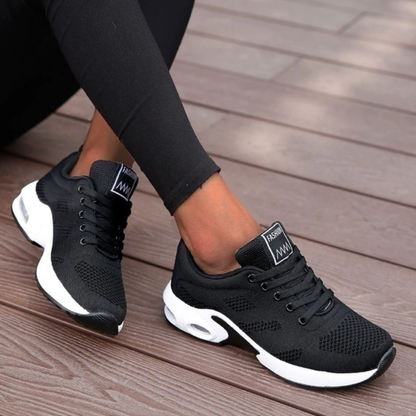 Damen Laufschuhe mit gepolsterter Sohle, atmungsaktivem Mesh und leichtem Tragegefühl