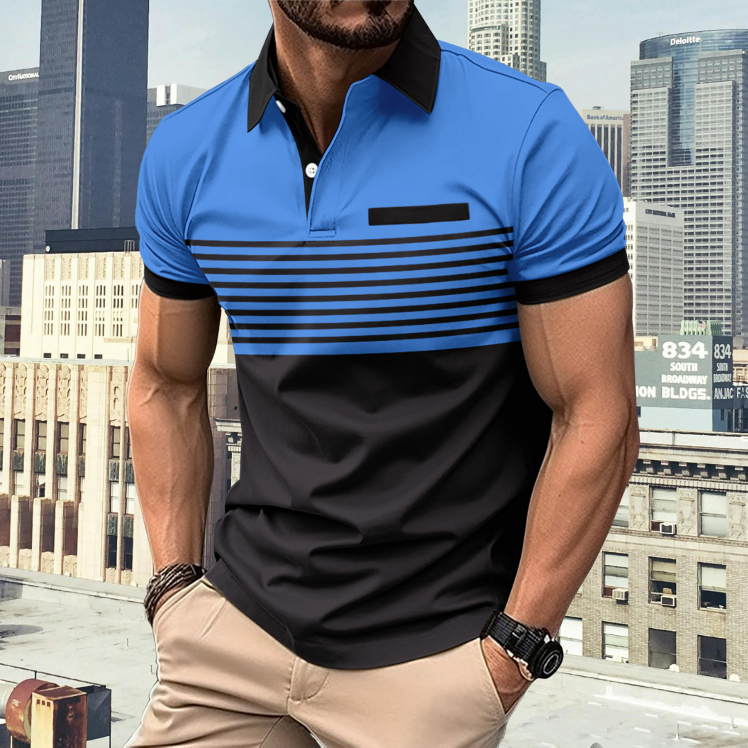Gestreiftes Poloshirt für Herren - Ideal für den Sommer