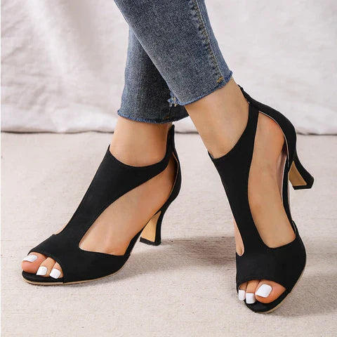 Sandalen mit Absatz und stoßdämpfender Sohle | Ideal für den Sommer