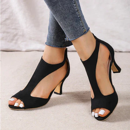 Sandalen mit Absatz und stoßdämpfender Sohle | Ideal für den Sommer