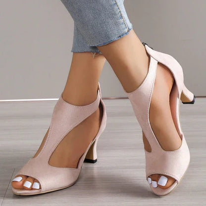 Sandalen mit Absatz und stoßdämpfender Sohle | Ideal für den Sommer