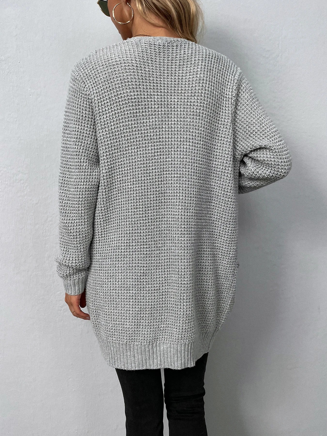 Strick-Cardigan mit Taschen – Langarm – Ideal für Herbst & Winter