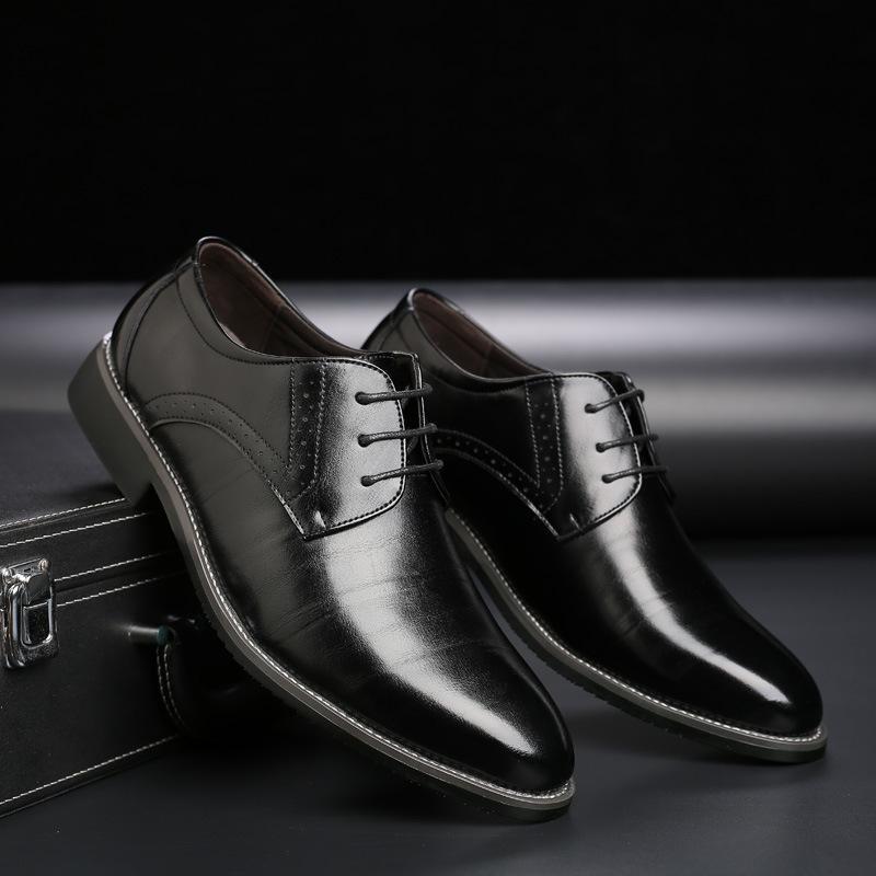 Herren Lederschuhe in Übergrößen mit Gummisohle | Ideal für alle Jahreszeiten