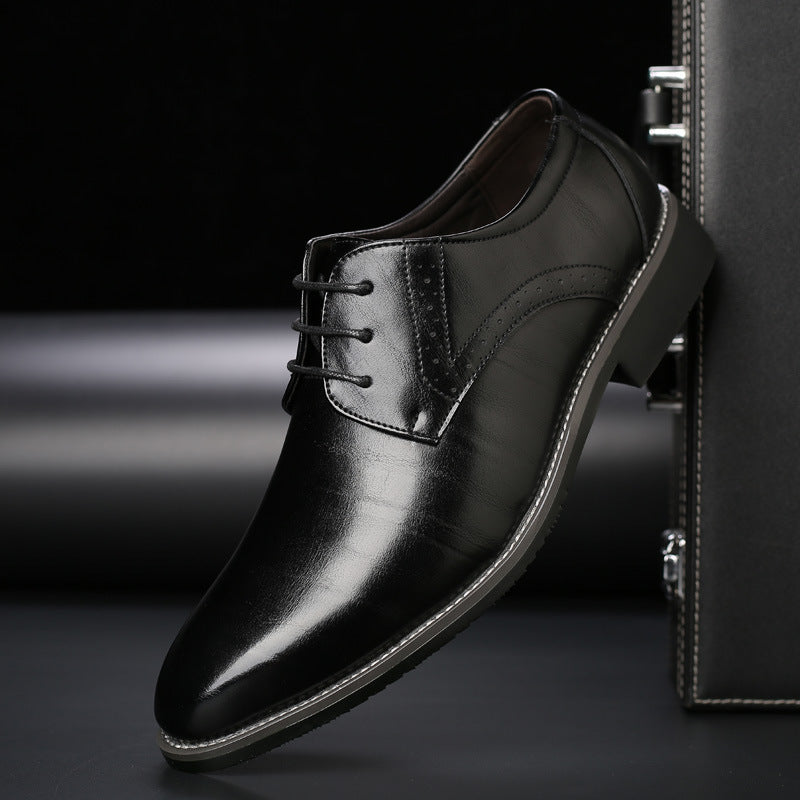 Herren Lederschuhe in Übergrößen mit Gummisohle | Ideal für alle Jahreszeiten