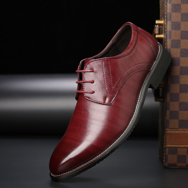 Herren Lederschuhe in Übergrößen mit Gummisohle | Ideal für alle Jahreszeiten