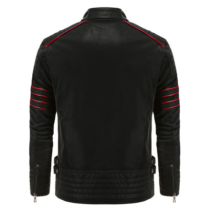 Robuste Bikerjacke aus atmungsaktivem Material - Ideal für Herbst