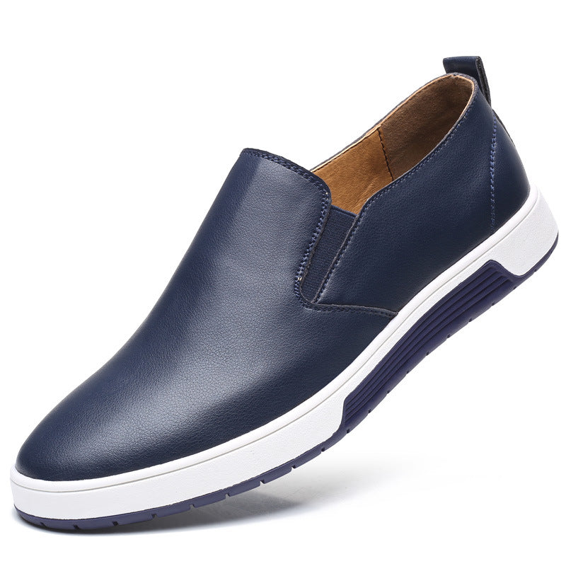 Herren-Winterstiefel aus Leder mit warmer Baumwollfütterung, knöchellang, mit Schnürung, strapazierfähige, rutschfeste Sohle - Ideal für den Winter