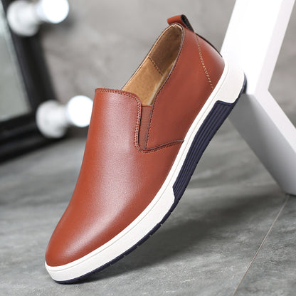Herren-Winterstiefel aus Leder mit warmer Baumwollfütterung, knöchellang, mit Schnürung, strapazierfähige, rutschfeste Sohle - Ideal für den Winter