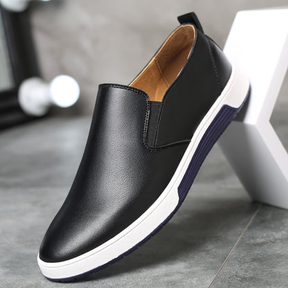 Herren-Winterstiefel aus Leder mit warmer Baumwollfütterung, knöchellang, mit Schnürung, strapazierfähige, rutschfeste Sohle - Ideal für den Winter