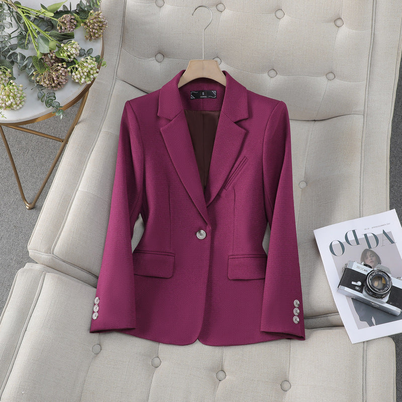 Damen Taillierter Blazer mit langen Ärmeln und Taschen | Ideal für Herbst und Winter