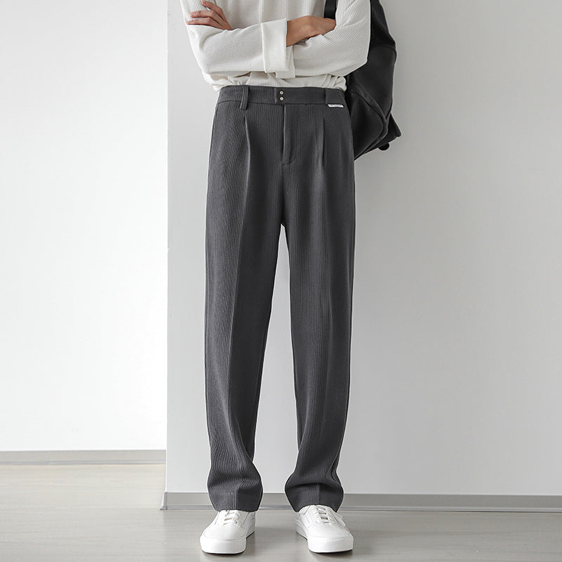 Herren Locker Geschnittene Gerade Cordhose – Ideal für Alle Jahreszeiten